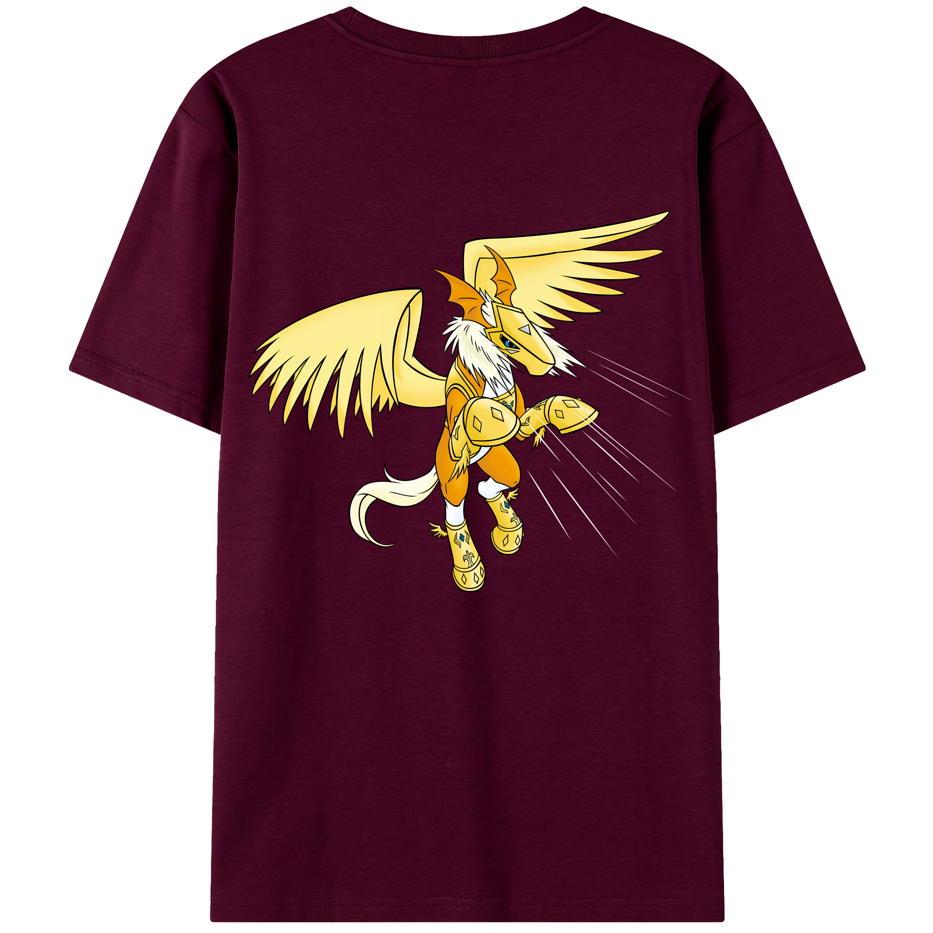 （画像用） Digimon デジタルモンスター/デジモン レディース半袖Tシャツ(バックプリント)